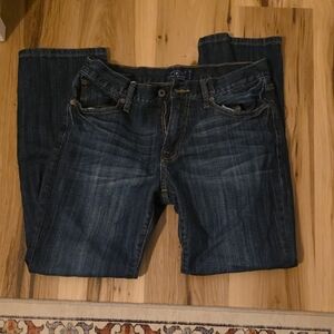 Lucky Brand Men's Dark Blue Straight Jeans